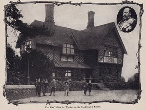نادي الملك للعمال في Sandringham Estate ، نورفولك (b / w photo) بواسطة مصور انجليزى