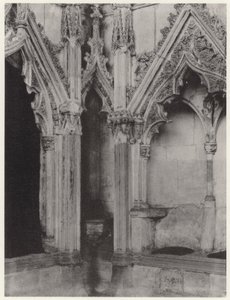 The Lady Chapel، Ely Cathedral: SE Corner (b / w photo) بواسطة مصور انجليزى