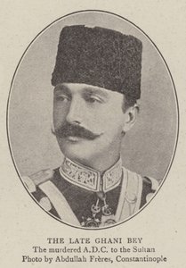 المرحوم غني بك بواسطة مصور انجليزى