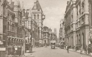 محاكم القانون ، لندن بواسطة مصور انجليزى