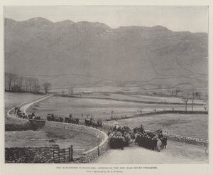 The Manchester Waterworks ، افتتاح الطريق الجديد جولة Thirlmere بواسطة مصور انجليزى