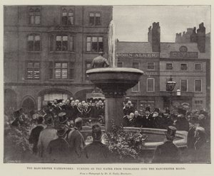 The Manchester Waterworks ، تشغيل المياه من Thirlmere إلى مانشستر ماينز بواسطة مصور انجليزى