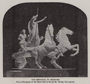 النصب التذكاري ل Boadicea بواسطة مصور انجليزى