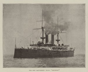 البارجة الجديدة ، HMS Revenge بواسطة مصور انجليزى
