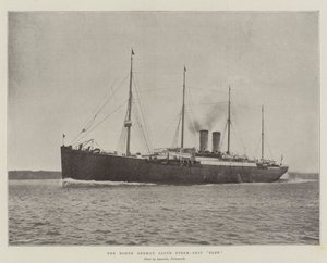 سفينة Lloyd Steam-Elbe الألمانية الشمالية بواسطة مصور انجليزى