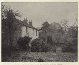 تم تدمير مقام قديم ، Grasmere ، حيث عاش وردزورث من 1811 إلى 1813 ، مؤخرًا بواسطة مصور انجليزى