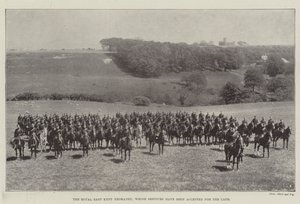 The Royal East Kent Yeomanry ، الذين تم قبول خدمتهم للرأس بواسطة مصور انجليزى