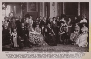 التجمع الملكي في وندسور ، 17 نوفمبر 1907 بواسطة مصور انجليزى