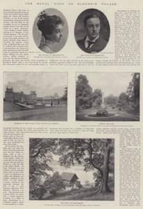 الزيارة الملكية لقصر بلينهايم ، 28 نوفمبر 1896