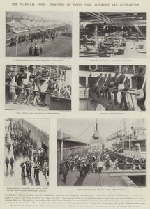 أزمة الترانسفال ، رحيل القوات من ألدرشوت وساوثهامبتون بواسطة English Photographer