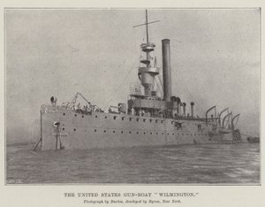 الولايات المتحدة Gun-Boat Wilmington بواسطة مصور انجليزى