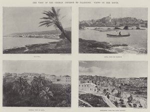 زيارة الإمبراطور الألماني لفلسطين ، مناظر على الطريق بواسطة English Photographer