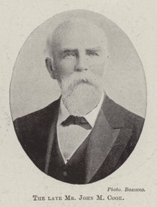 الراحل السيد John M Cook بواسطة مصور انجليزى