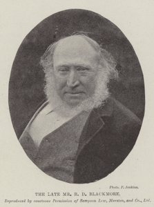 المرحوم السيد RD Blackmore بواسطة مصور انجليزى