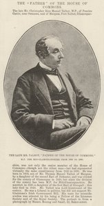المرحوم السيد تالبوت ، والد مجلس العموم ، النائب عن منتصف جلامورجانشاير من عام 1830 إلى عام 1890 بواسطة مصور انجليزى
