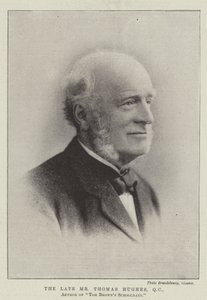 الراحل السيد Thomas Hughes ، QC ، مؤلف Tom Browns Schooldays بواسطة مصور انجليزى