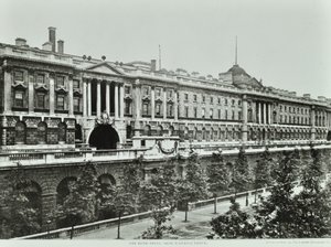Victoria Embankment ، Westminster LB: Somerset House ، الارتفاع إلى Victoria Embankment ، 1896 بواسطة مصور انجليزى
