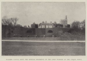 Walmer Castle، Kent ، المقر الرسمي لورد واردين لموانئ Cinque بواسطة مصور انجليزى