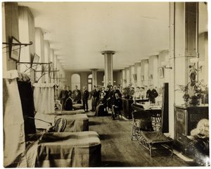 جناح في مستشفى سانت توماس ، لندن ، c.1890 بواسطة مصور انجليزى