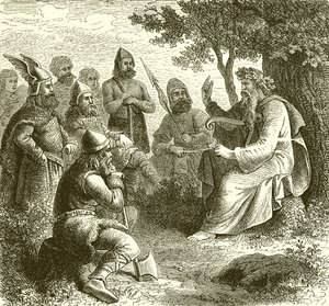 A Bard يغني أعمال محاربي الجرمان بواسطة مدرسة اللغة الإنجليزية