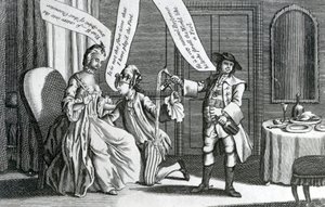 شخص معين في شخصية أحمق ، 1770 بواسطة مدرسة اللغة الإنجليزية