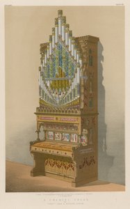A Chancel Organ من تأليف السادة جراي وديفيسون ، لندن بواسطة مدرسة اللغة الإنجليزية