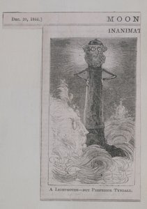 منارة - وليس البروفيسور تيندال ، من Moonshine ، تم نشره في 20 ديسمبر 1884 (نقش الخشب) بواسطة English School