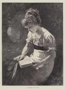 A Love Story (engraving) بواسطة مدرسة اللغة الإنجليزية