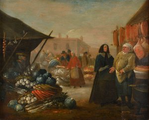 مشهد السوق بواسطة مدرسة اللغة الإنجليزية