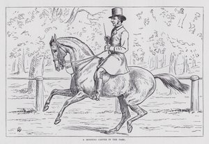 A Morning Canter in the Park (نقش) بواسطة مدرسة اللغة الإنجليزية