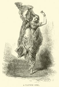 فتاة Nautch بواسطة مدرسة اللغة الإنجليزية