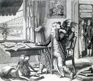 شاعر نبيل - خدش أفكاره ، نشره جونستون ، 1823 بواسطة مدرسة اللغة الإنجليزية