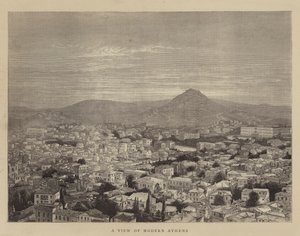A View of Modern Athens (engraving) بواسطة مدرسة اللغة الإنجليزية