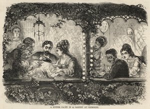 حفلة عشاء في مجلس الوزراء في Cremorne بواسطة مدرسة اللغة الإنجليزية