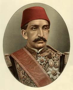 عبد الحميد الثاني سلطان تركيا بواسطة مدرسة اللغة الإنجليزية
