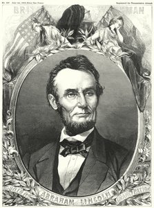 Abraham Lincoln (engraving) بواسطة مدرسة اللغة الإنجليزية