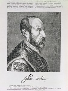 أبراهام أورتيليوس (1527-98) التوضيح من المجلد الرابع من "السرد والتاريخ النقدي لأمريكا" ، 1886 بواسطة مدرسة اللغة الإنجليزية