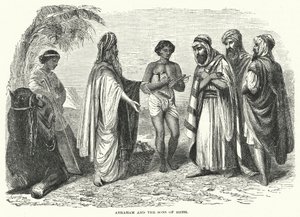 ابراهيم وابناء حث (نقش) بواسطة مدرسة اللغة الإنجليزية