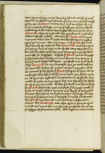 أضف MS 59678، f.185v "Le Morte Darthur" للسير Thomas Malory ، c.1481-83 (حبر على ورق) بواسطة مدرسة اللغة الإنجليزية