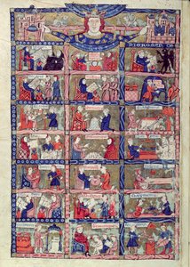 يضيف. MS 30204 fol.1v The Art of Necromancy في مخطط فلسفي للفنون والعلوم (ورق) بواسطة مدرسة اللغة الإنجليزية
