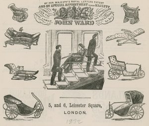 الإعلان عن John Ward ، الشركة المصنعة للعربات غير الصالحة بواسطة مدرسة اللغة الإنجليزية