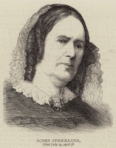 Agnes Strickland (engraving) بواسطة مدرسة اللغة الإنجليزية