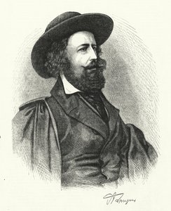 Alfred Lord Tennyson (engraving) بواسطة مدرسة اللغة الإنجليزية