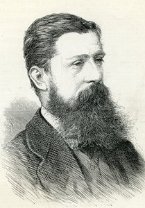 ألفريد بيزي نيوتن (1830-1883) من أخبار لندن المصورة 1883 بواسطة مدرسة اللغة الإنجليزية