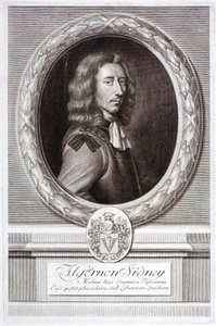 Algernon Sidney, English republican political theorist and soldier (engraving) بواسطة مدرسة اللغة الإنجليزية