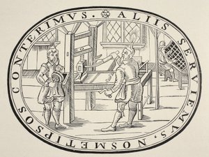 مكتب طباعة باللغة الإنجليزية ، 1619 بواسطة مدرسة اللغة الإنجليزية