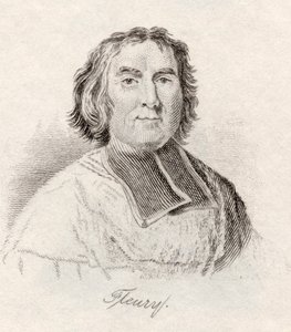 Andre-Hercule de Fleury ، أسقف فريجوس ، من "قاموس كراب التاريخي" ، نشر عام 1825 بواسطة مدرسة اللغة الإنجليزية