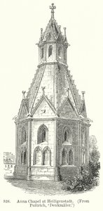 كنيسة آنا في هايليغنشتات (نقش) بواسطة مدرسة اللغة الإنجليزية