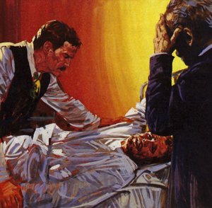 توقع هجومًا عقليًا آخر ، أطلق فنسنت فان جوخ النار على نفسه بواسطة مدرسة اللغة الإنجليزية