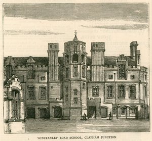 الهندسة المعمارية لمجلس مدرسة لندن: Winstanley Road School ، Clapham Junction ، لندن بواسطة مدرسة اللغة الإنجليزية